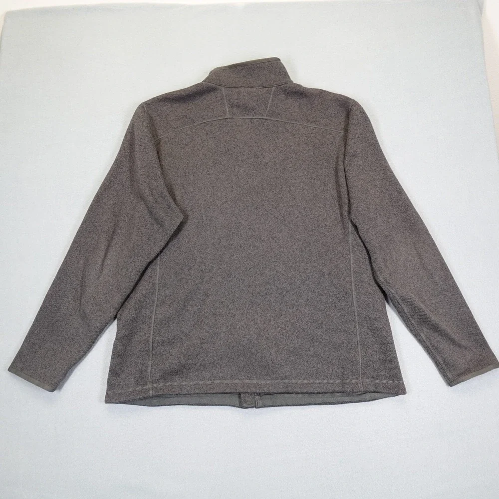 The North Face Jacket Mens Large Gray Gordon Lyons Full Zip Outdoor Warm